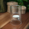 Świecznik szklany Cylinder 15cm RAVI